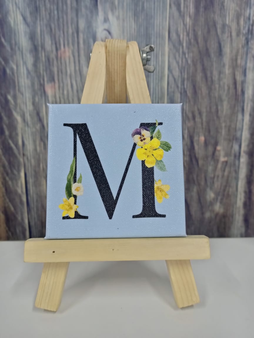 Monogram Mini Canvas -M