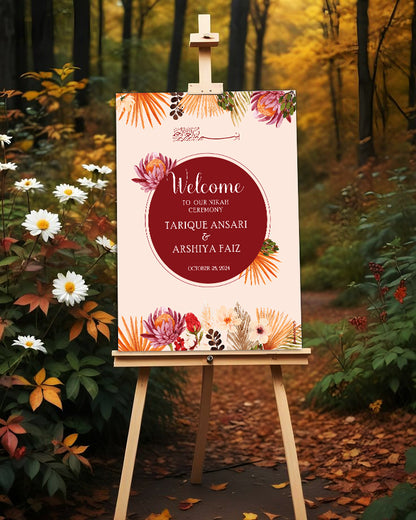 Nikah Ceremony Signboard