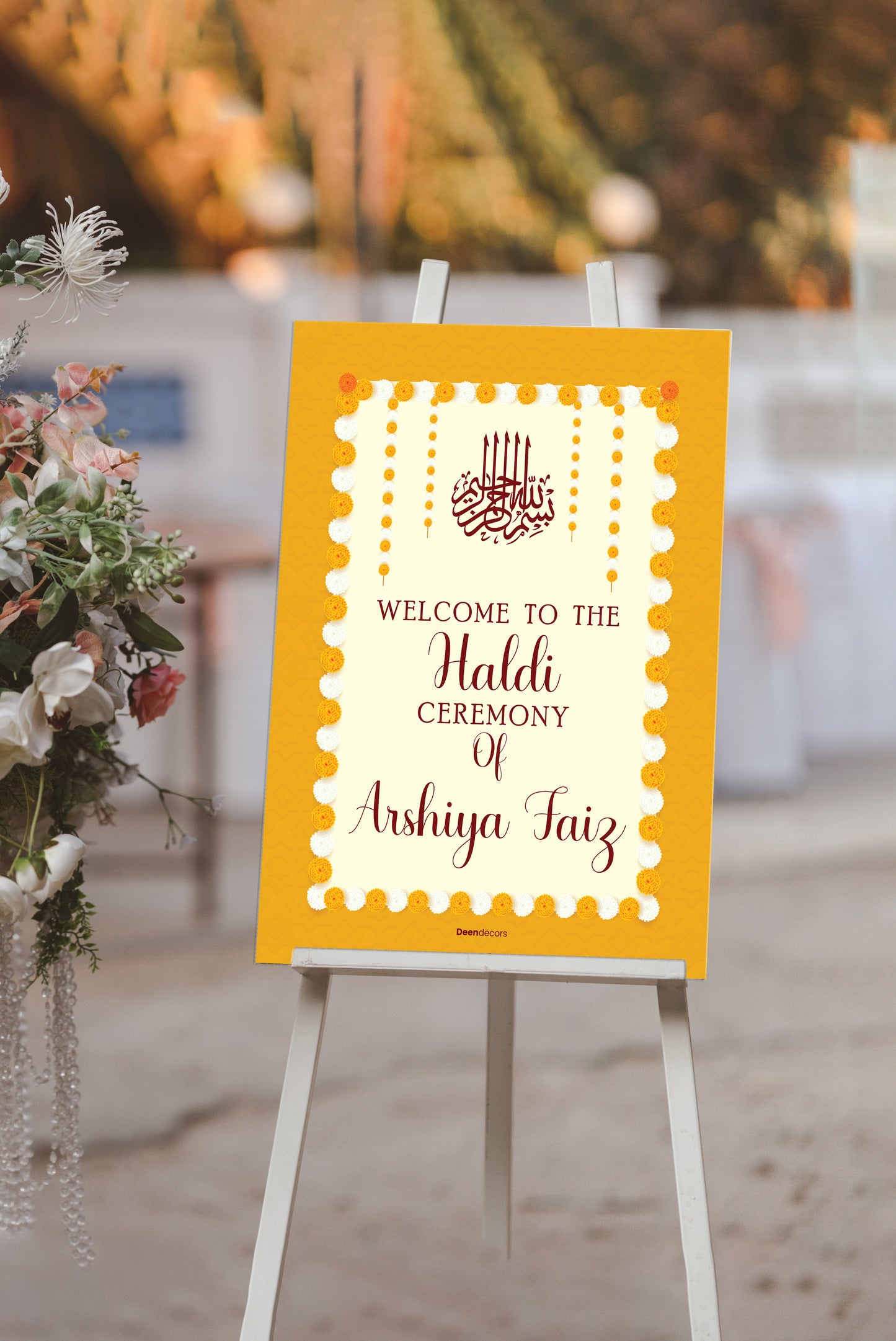 Haldi Welcome Board