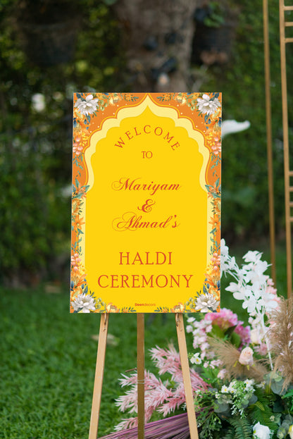 Haldi Signboard