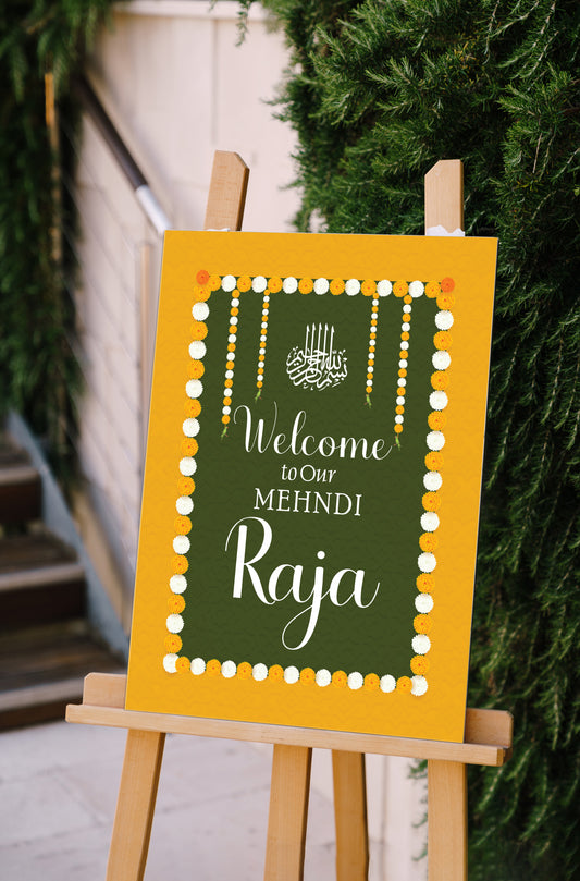 Mehndi Signboard