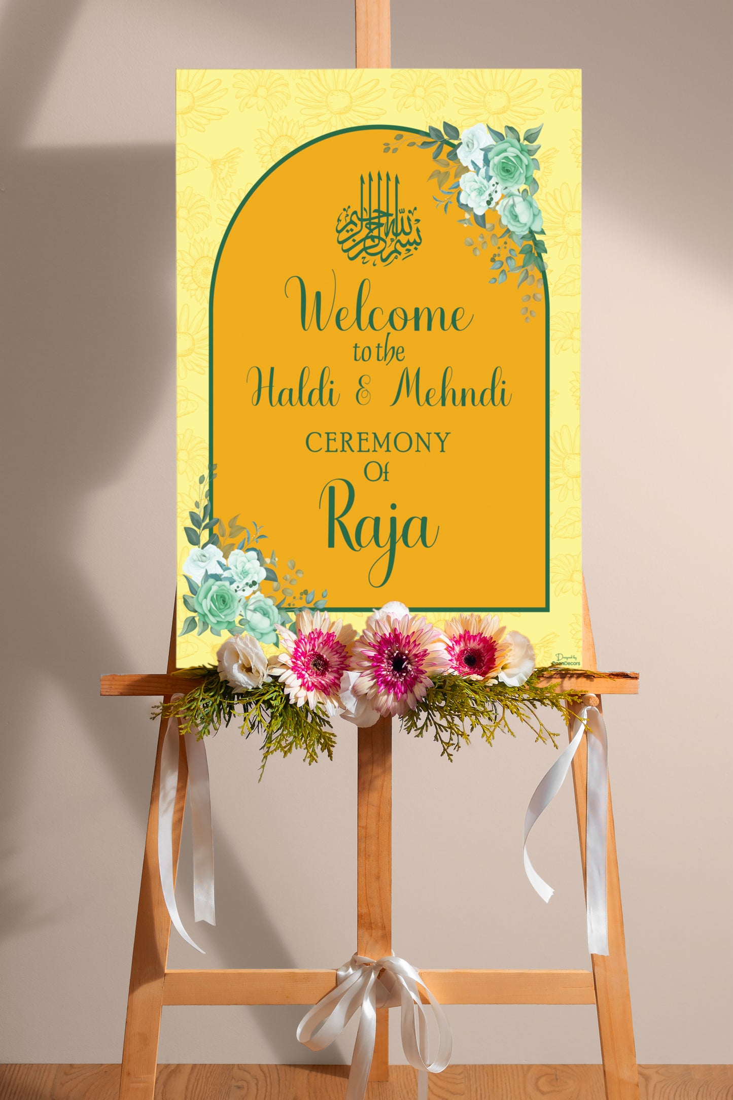 Haldi & Mehndi Signboard