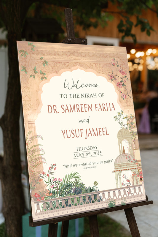 Nikah Ceremony Signboard