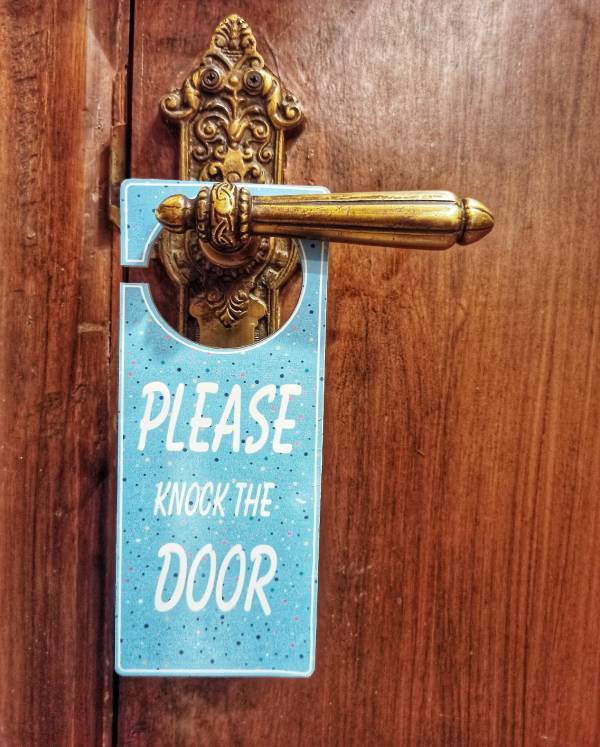 please knock Door Handles