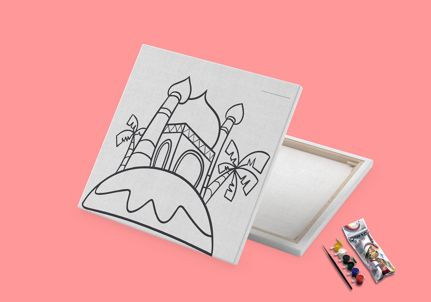Colouring Canvas Mosque 7