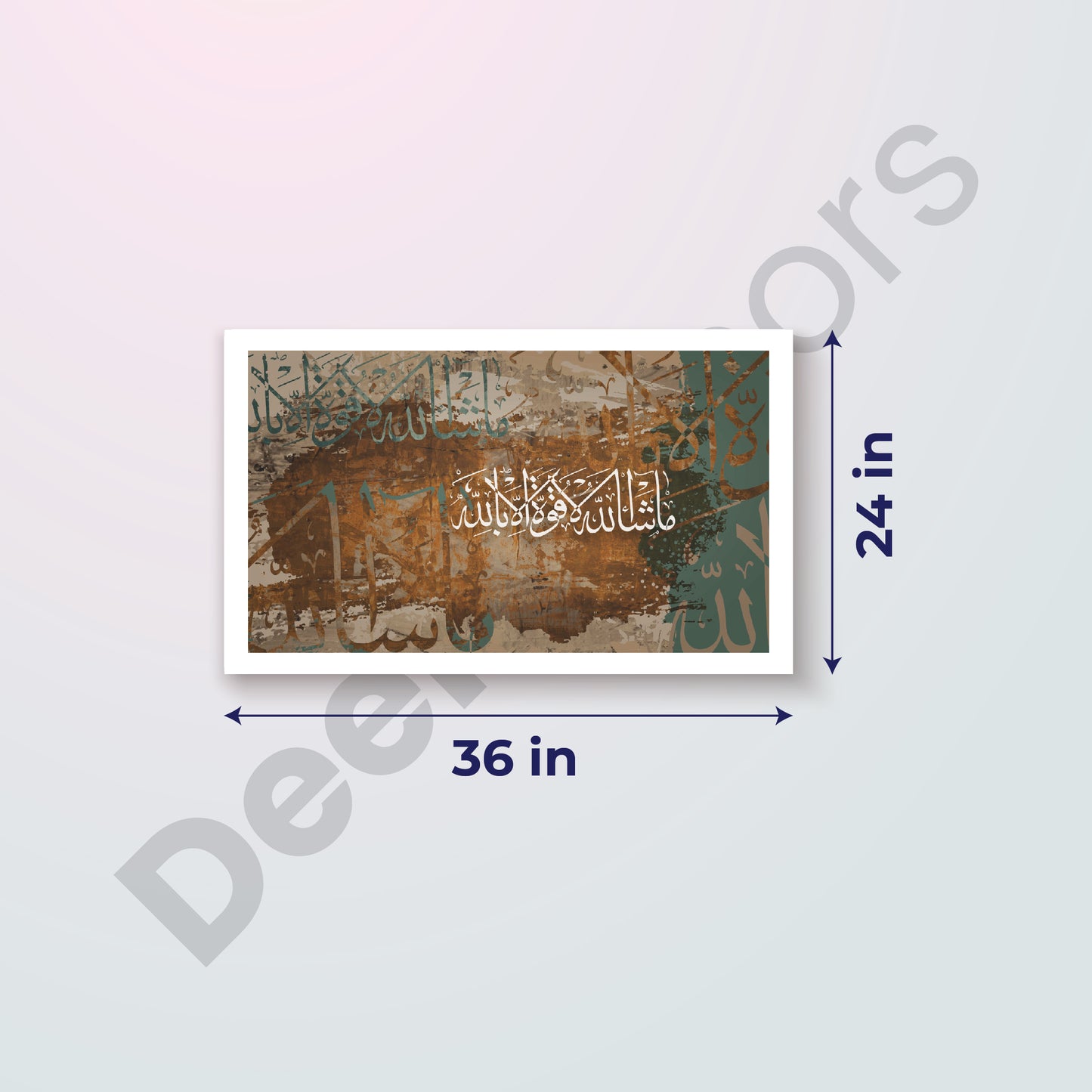 MashAllah Calligraphy painting