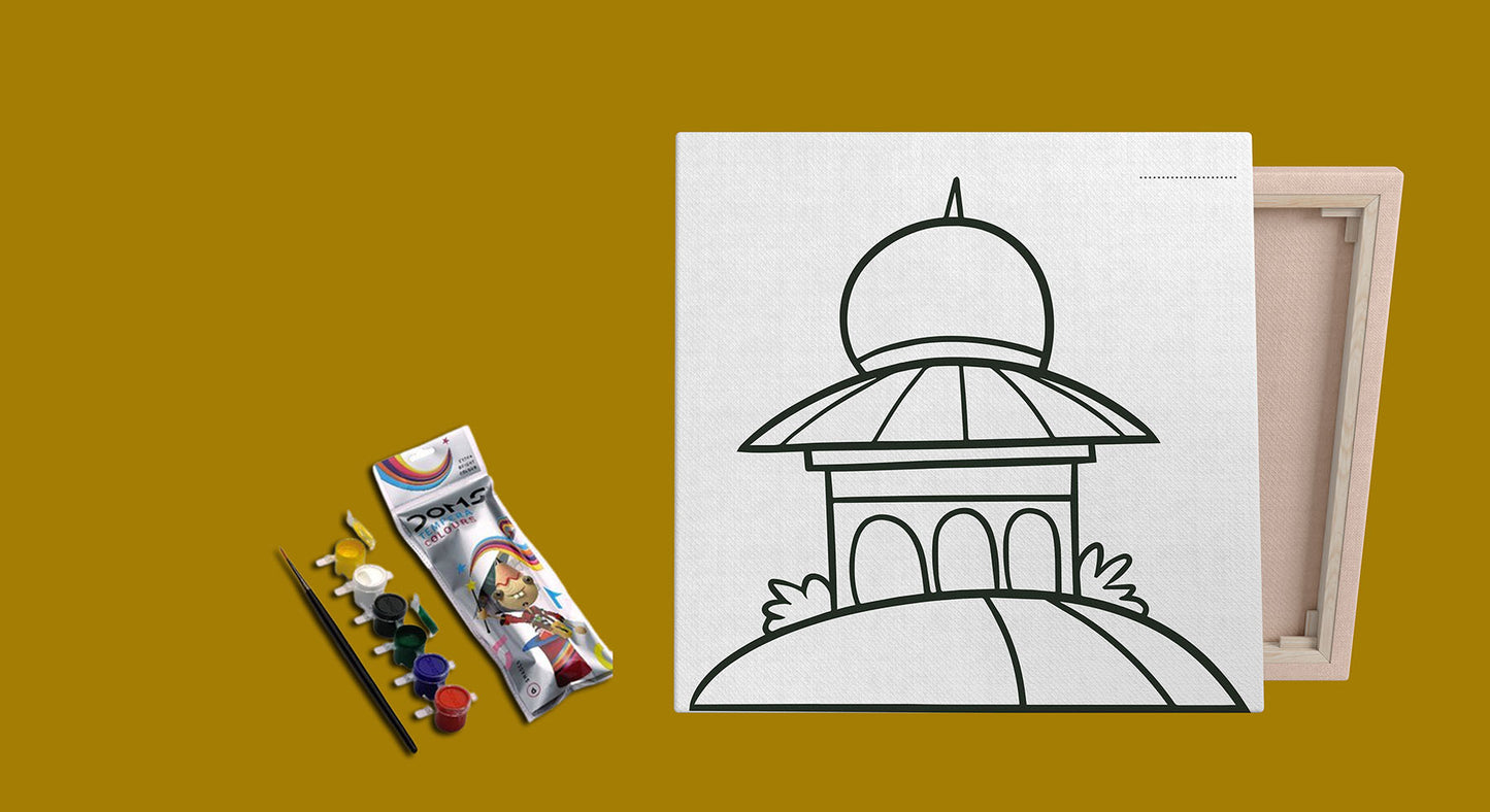 Colouring Canvas Mosque 4