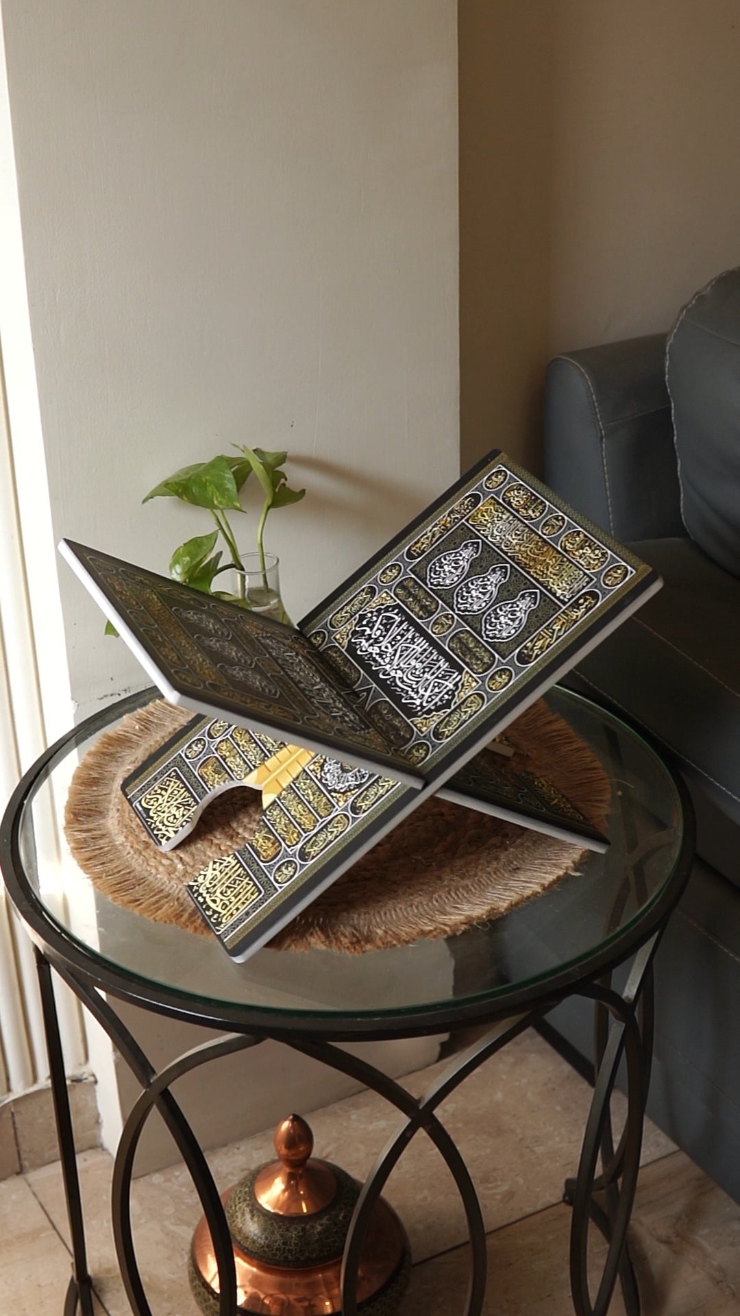 Beautifully Handcrafted Kaba Door Rehal.