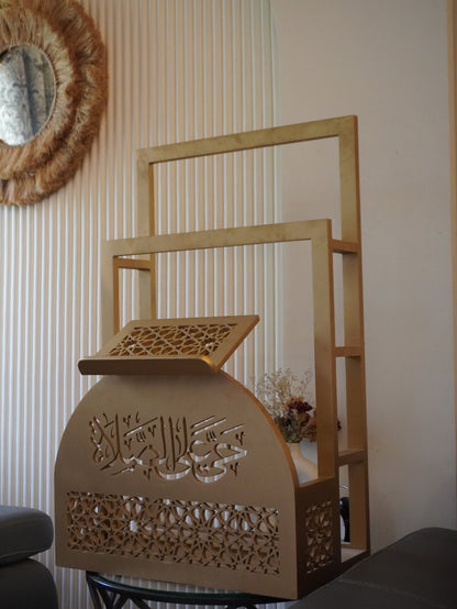 Wooden Prayer and Quran Stand